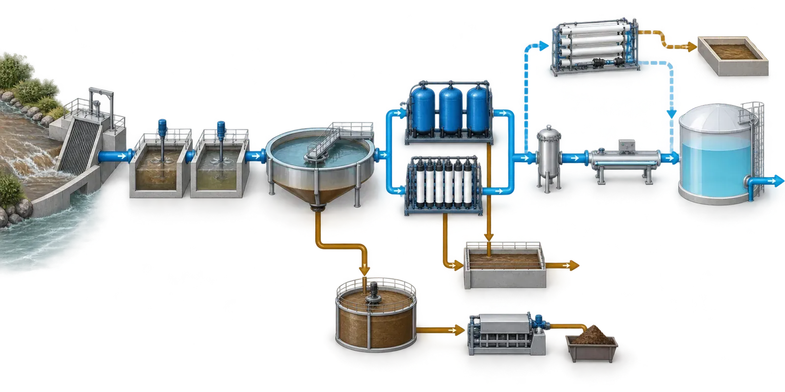 River Water Treatment Guide — KONCHE water treatment