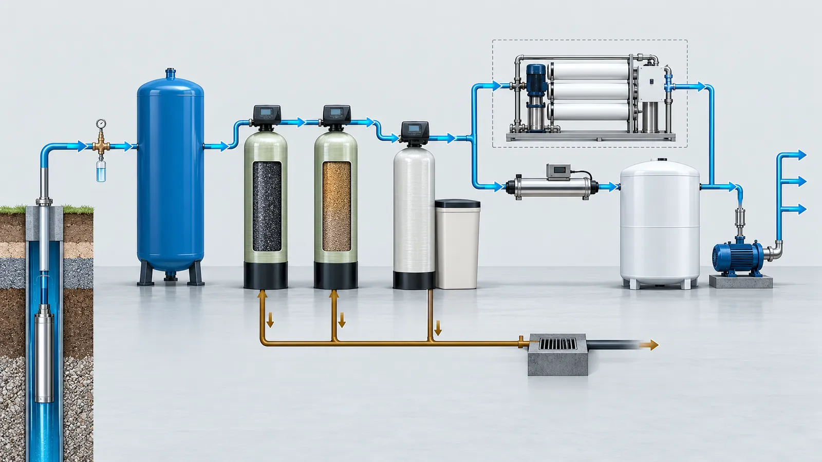 Well Water System & Softening Guide — KONCHE water treatment