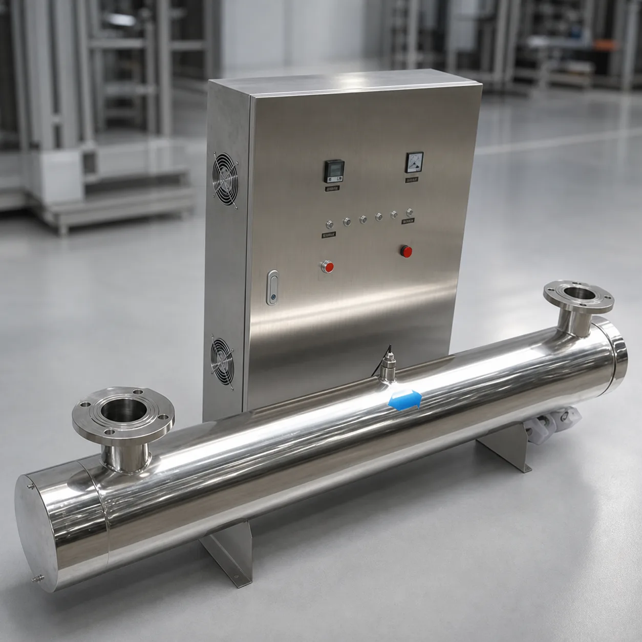 KONCHE TOC UV degradation system with 185 nm and 254 nm lamps for ultrapure water loops
