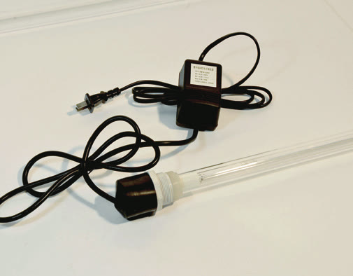 KCJ submersible UV lamp assembly with quartz sleeve and ballast for water tanks