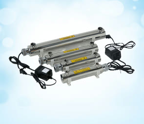 KCS compact in-line UV sterilizer range with electronic ballasts